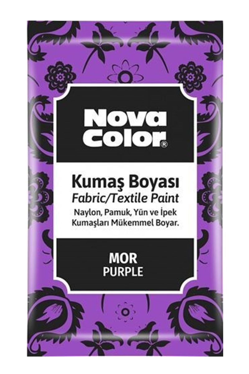 Nova Color Kumaş Boyası Toz 12gr Mor