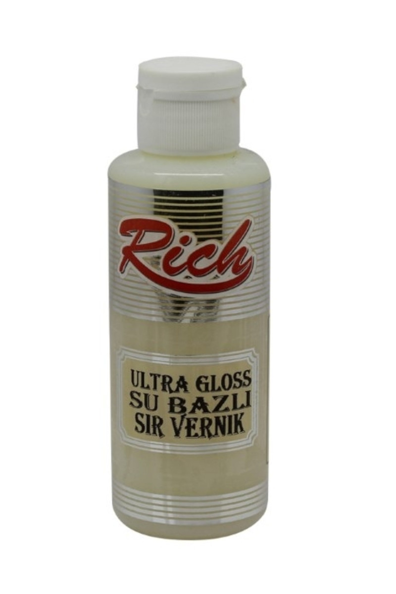 Rich Ultra Gloss Su Bazlı Sır Vernik 130cc